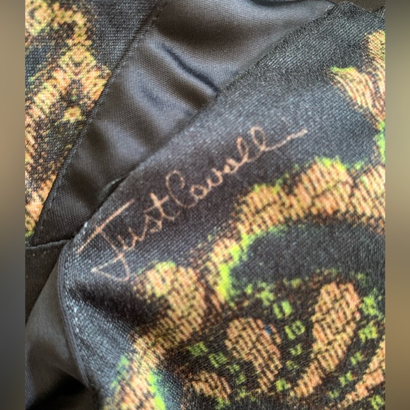 Just CAVALLI DRESS MINI COCKTAIL SIZE 38 EU 6 US 😍 - Picture 10 of 12